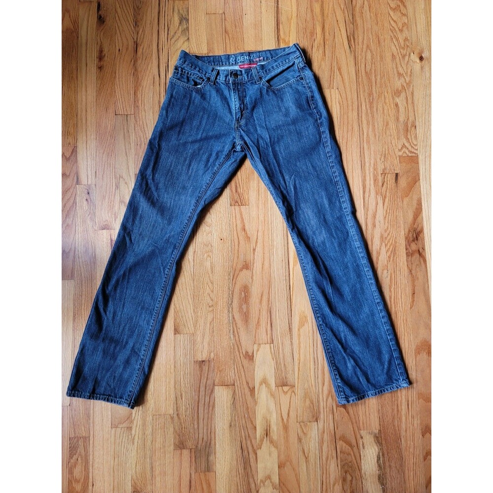 Denizen Levis Mens Jeans 32x34 Slim Straight Fit Medium Wash Blue Denim
